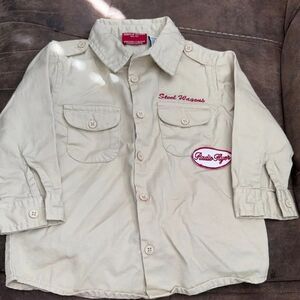 Radio Flyer Toddler Beige Long Sleeved Shirt size 3T